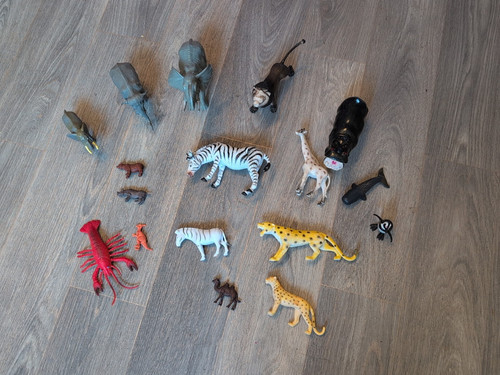 Animal toy figures - animal, plastic