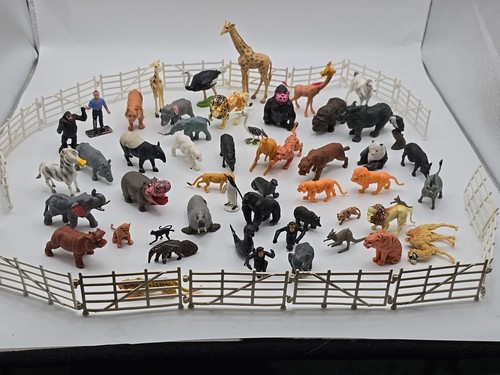 Vintage zoo animals - animals, bundle