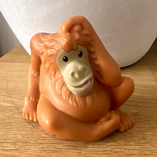 Orangutan plastic figurine - plastic,
