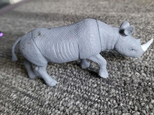Rhinoceros adult plastic toy - plastic,