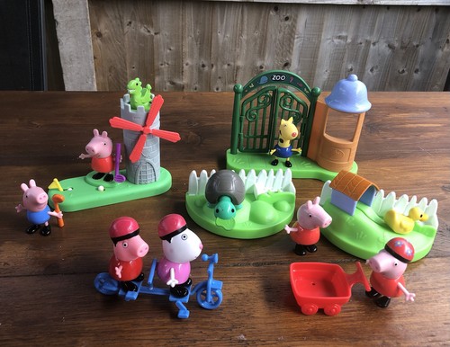 Peppa pig toy bundle - pig, day