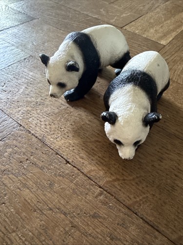 Schleich panda bear figures - bear,