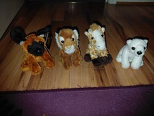 Bundle Of 4 Zoo Animal Soft