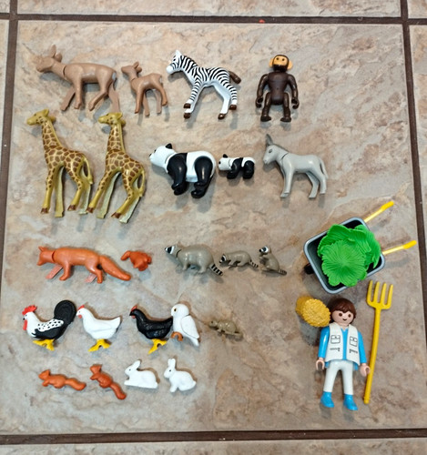 Playmobil mixed animals farm - mixed,