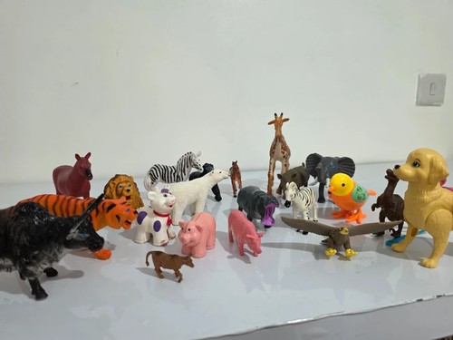 Plastic animal figures - animal,