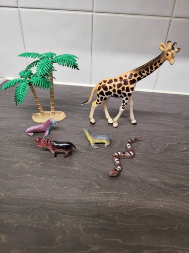 Zoo animal figure bundle 6 - zoo, ×6