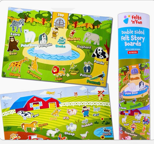 Felts fun double sided - 'n', double-sided