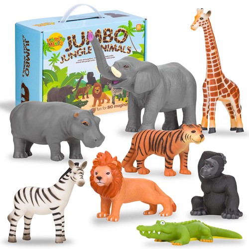 Jungle animal figures - of, 8
