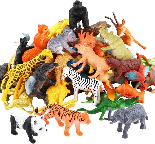 Zoo animals toys 54pcs mini - animals,