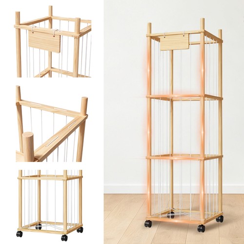 Wooden teddy storage zoo - wooden,