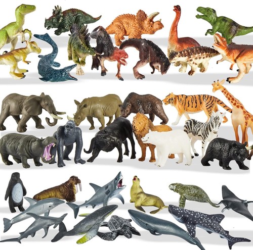 Zoo safari animals 36pcs - safari,