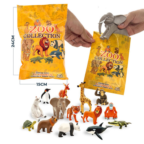 Zoo animal figures blind - animal,