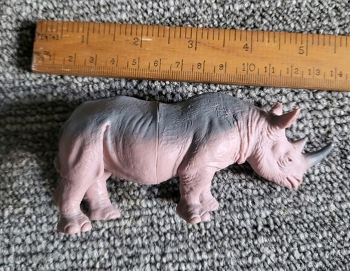 Vintage rhino model toy figure - rhino,