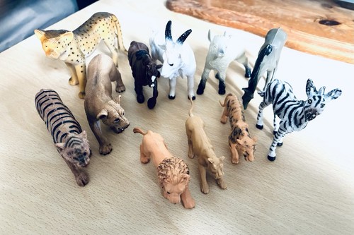 Set plastic animals mix - animals,